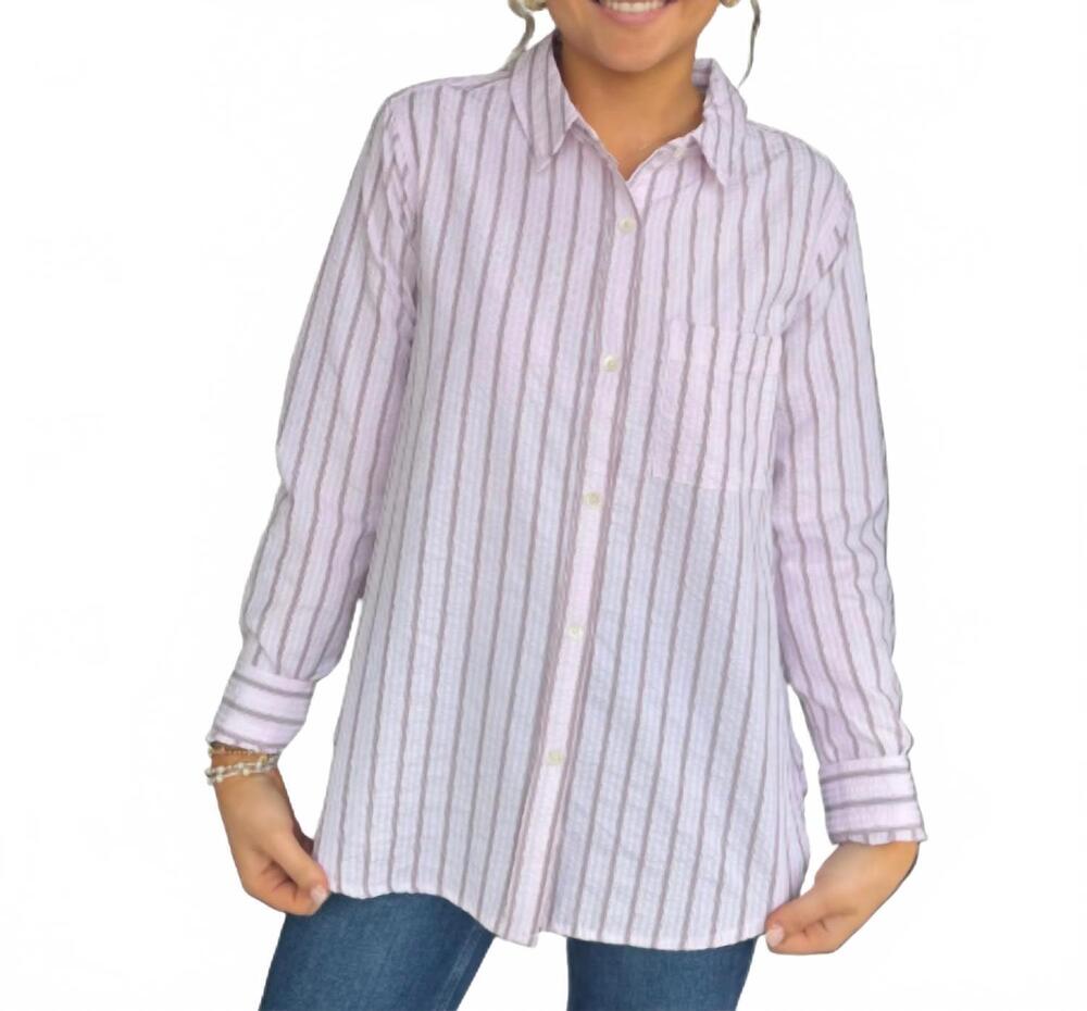 NEW DYLAN jessie 1 pocket shirt in petal